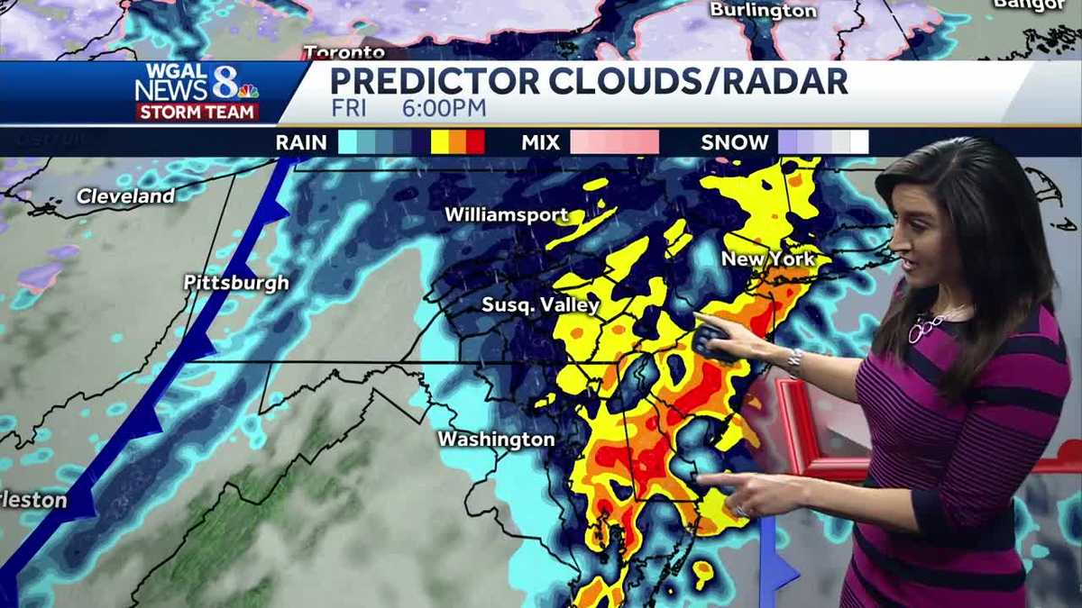 Another rainy Friday; blustery Saturday on the way