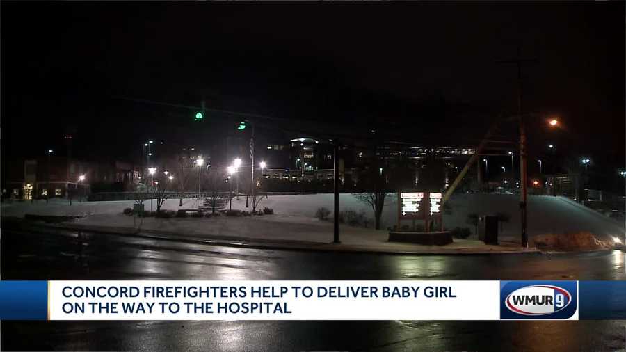 Concord firefighters help deliver baby girl on way to hospital