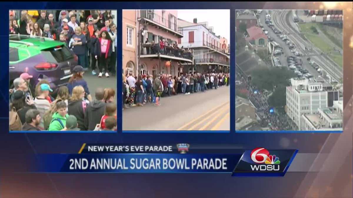 Watch coverage of second annual Allstate Sugar Bowl New Year's Eve Parade
