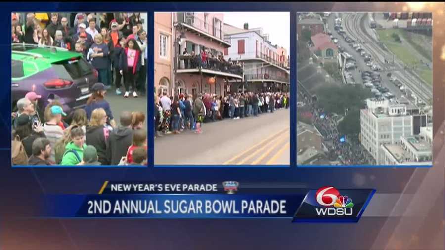 Watch coverage of second annual Allstate Sugar Bowl New Year's Eve Parade