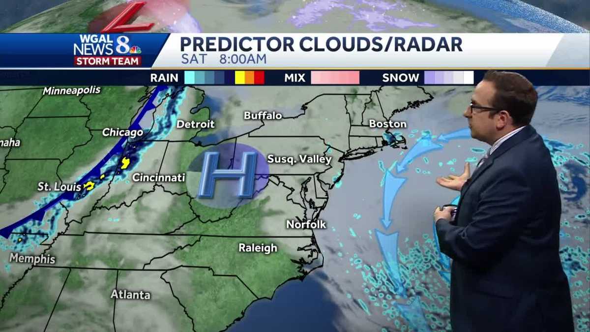 Staying Windy, Stray Shower Friday; Seasonable & Gloomy Weekend