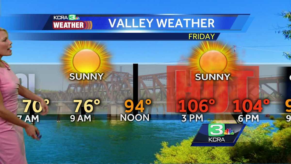 Another very hot day in store for Sacramento