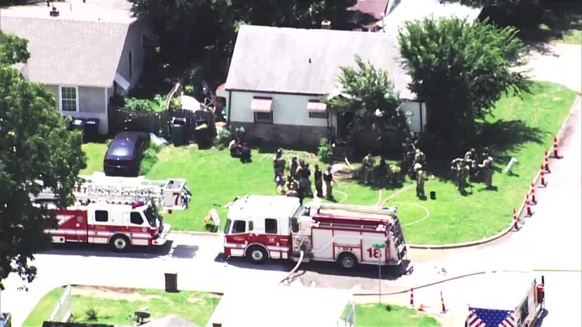 Emergency Crews On Scene Of House Fire In Southwest Oklahoma City