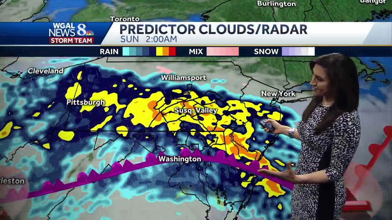 Rain Continues Sunday