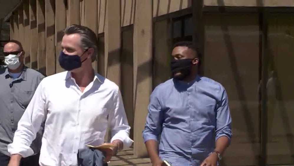 Newsom meets with small business owners during listening tour of Stockton