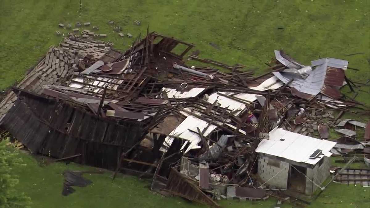 IMAGES: Friday afternoon flooding and storm damage