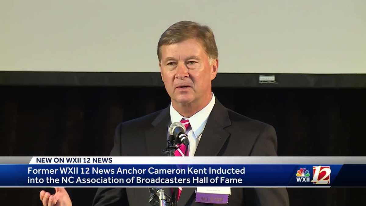 Retired anchor Cameron Kent inducted into North Carolina Association of