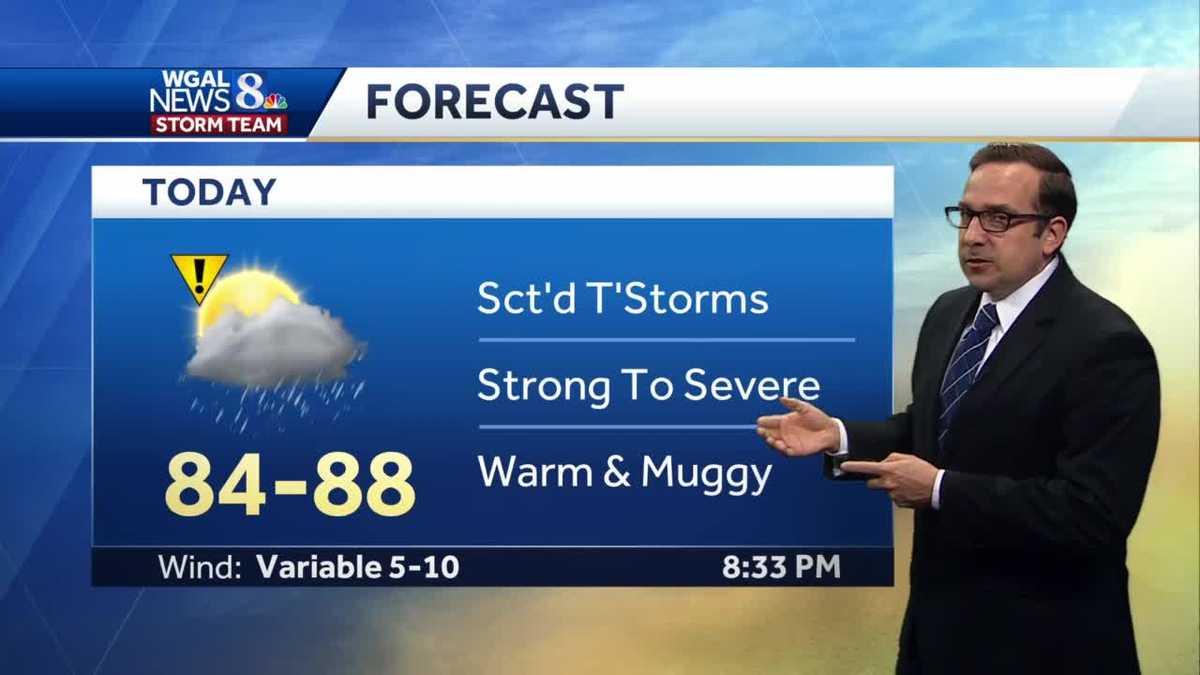 CENTRAL PA: More storms possible this afternoon, evening