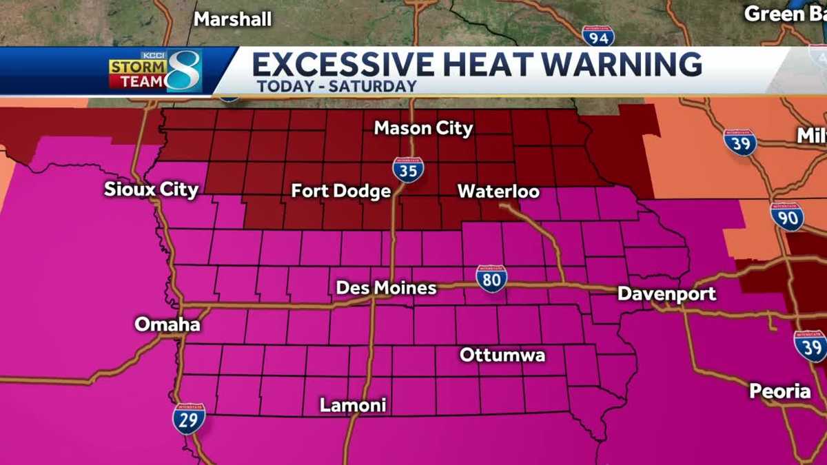 Dangerous heat ahead, storm chances north