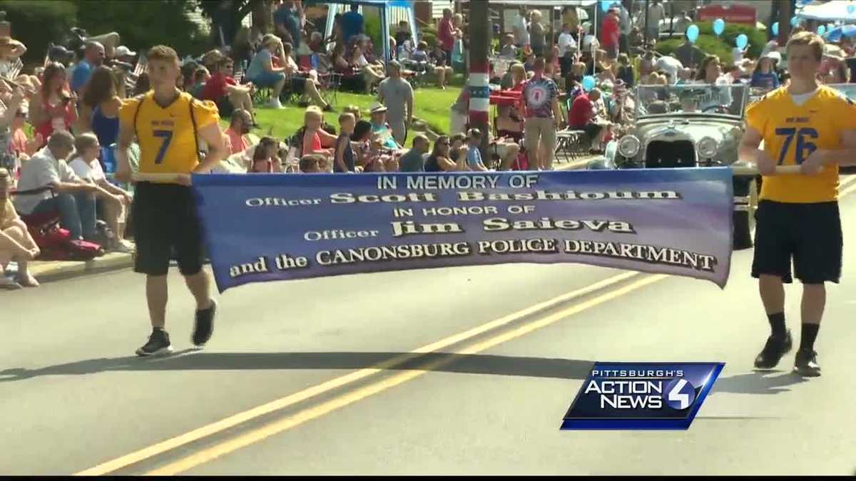 Tribute to two officers made at Canonsburg Independence Day Parade