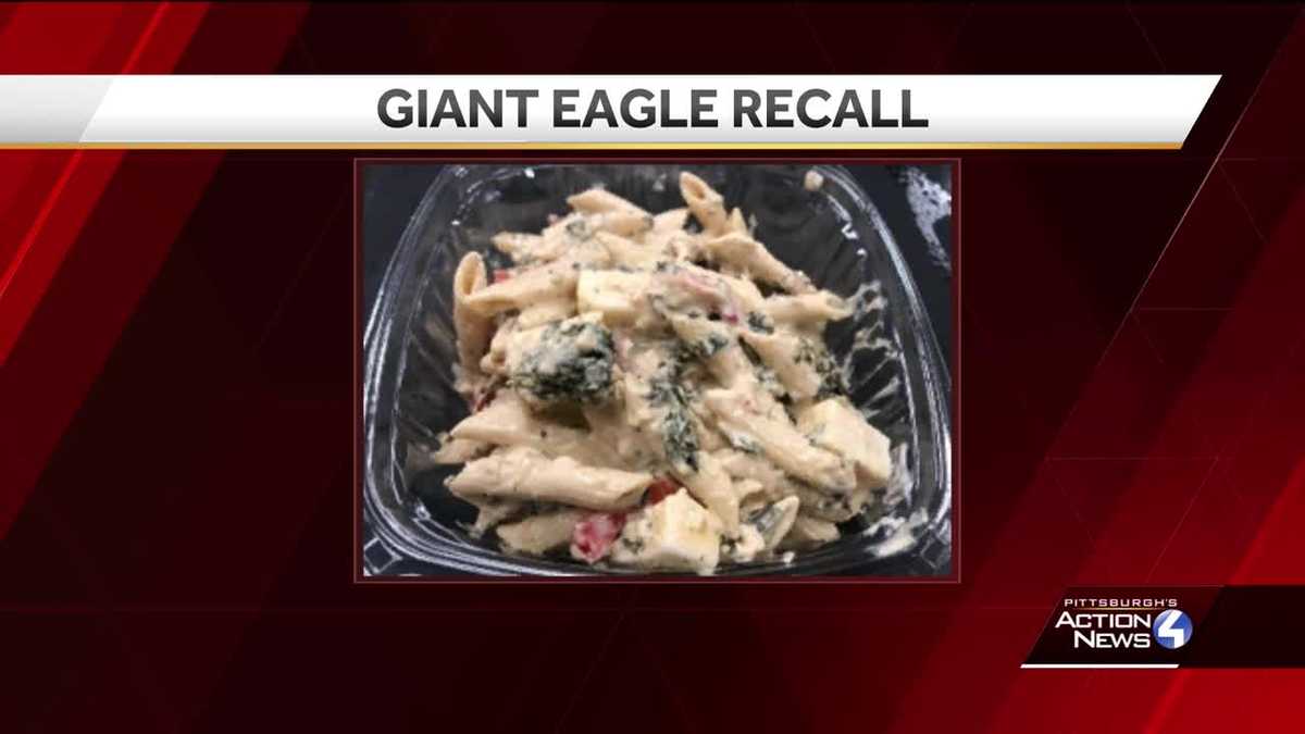 Recall Alert Giant Eagle recalls smokey mozzarella pasta salad