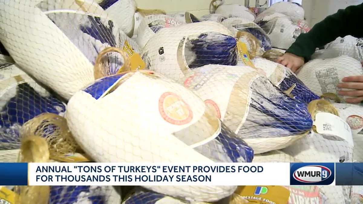 Community members donate tons of turkeys to give to NH families in need