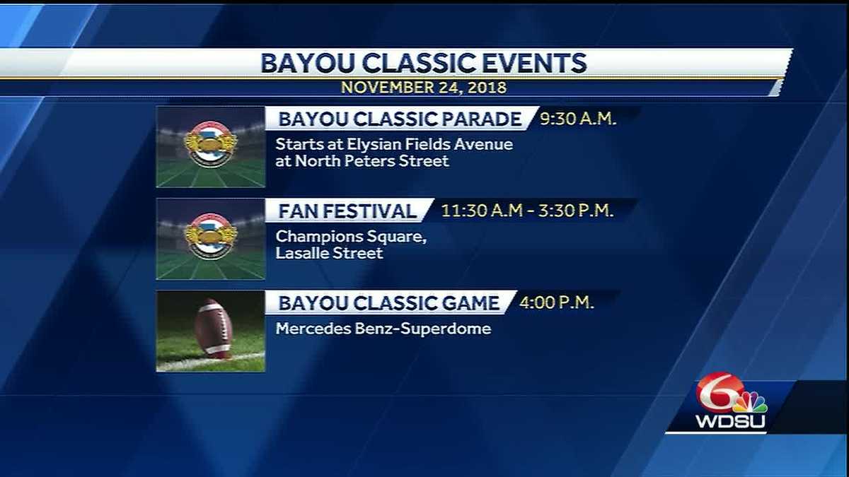 Bayou Classic duel set for Saints halftime show Thursday in New Orleans