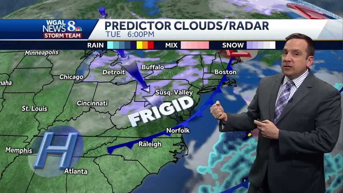 Snow Tapers Overnight; Near Record Cold Early In Week