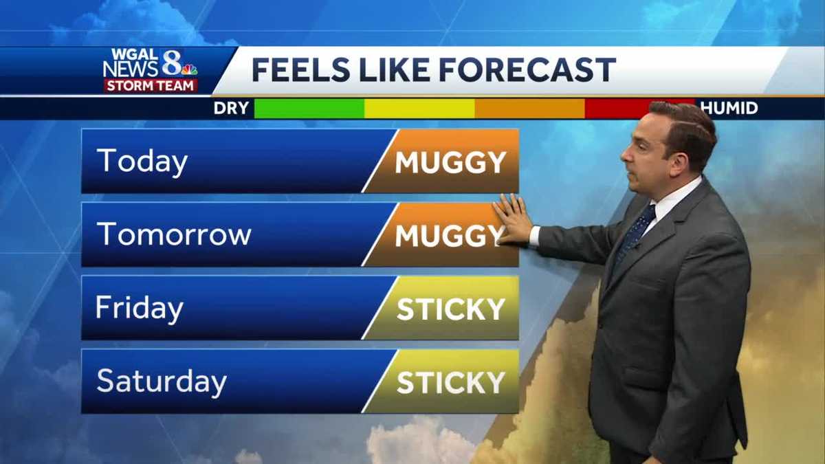 Pennsylvania weather Rain chances go up tonight, into tomorrow