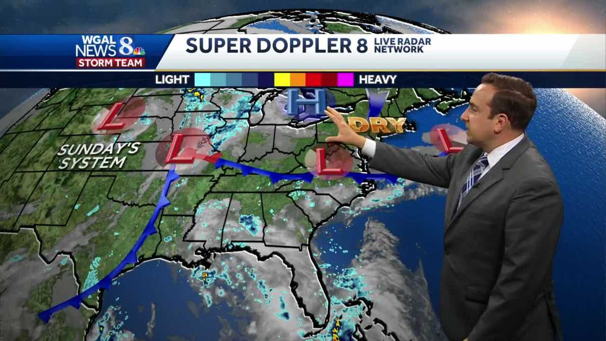 Dry & Comfy Start To Weekend; Few T'Showers Possible Sunday