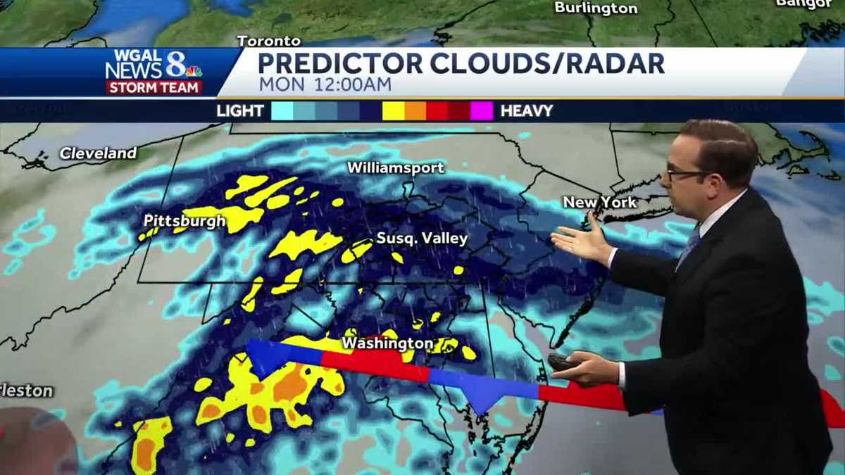 Rain Tonight & Monday As Remnants Of Delta Crosses Region