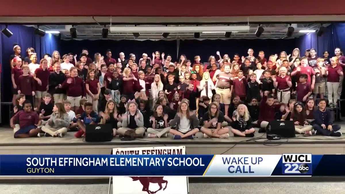 South Effingham Elementary 4th graders give memorable Wakeup call to