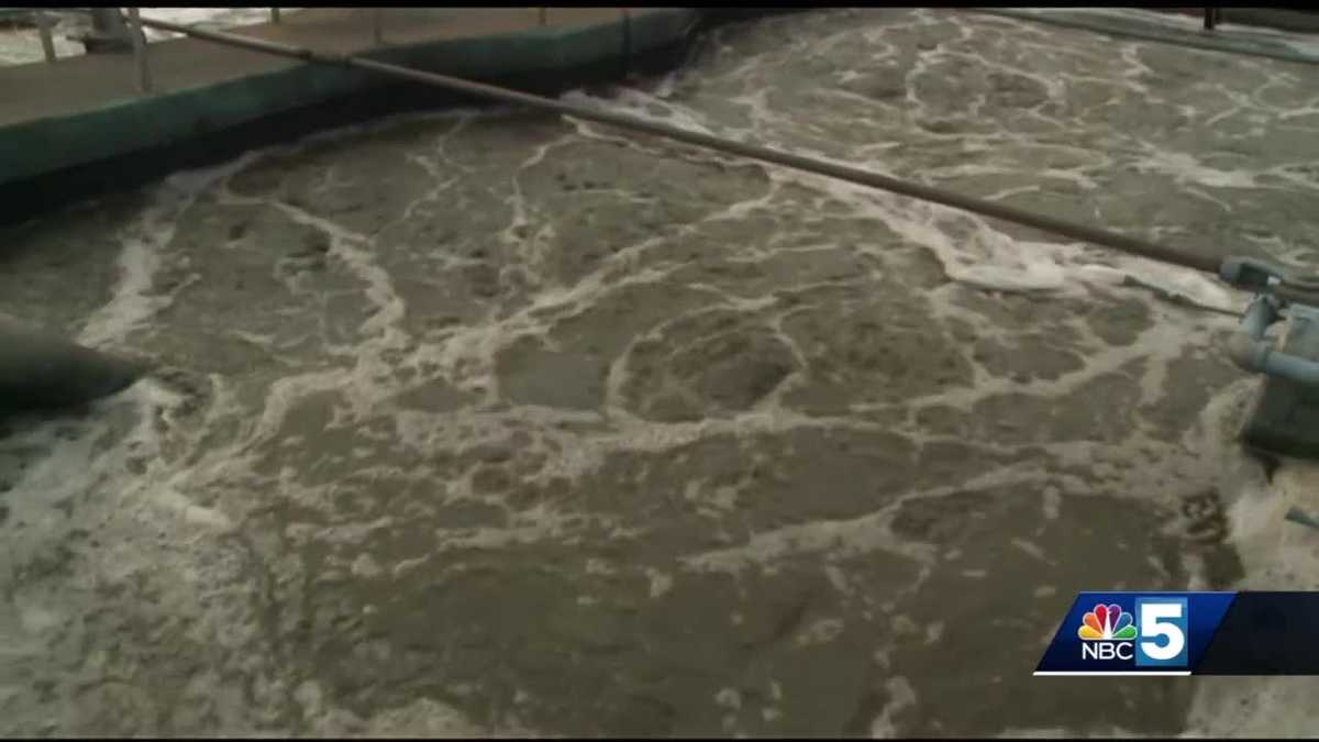 Touring Burlington's wastewater treatment plant