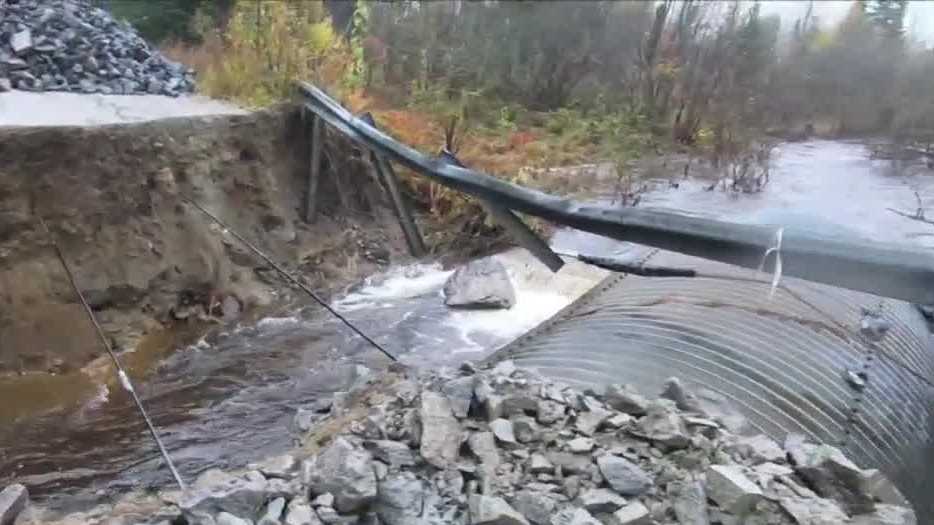 Heavy rain causes scattered Vermont road damage, closures