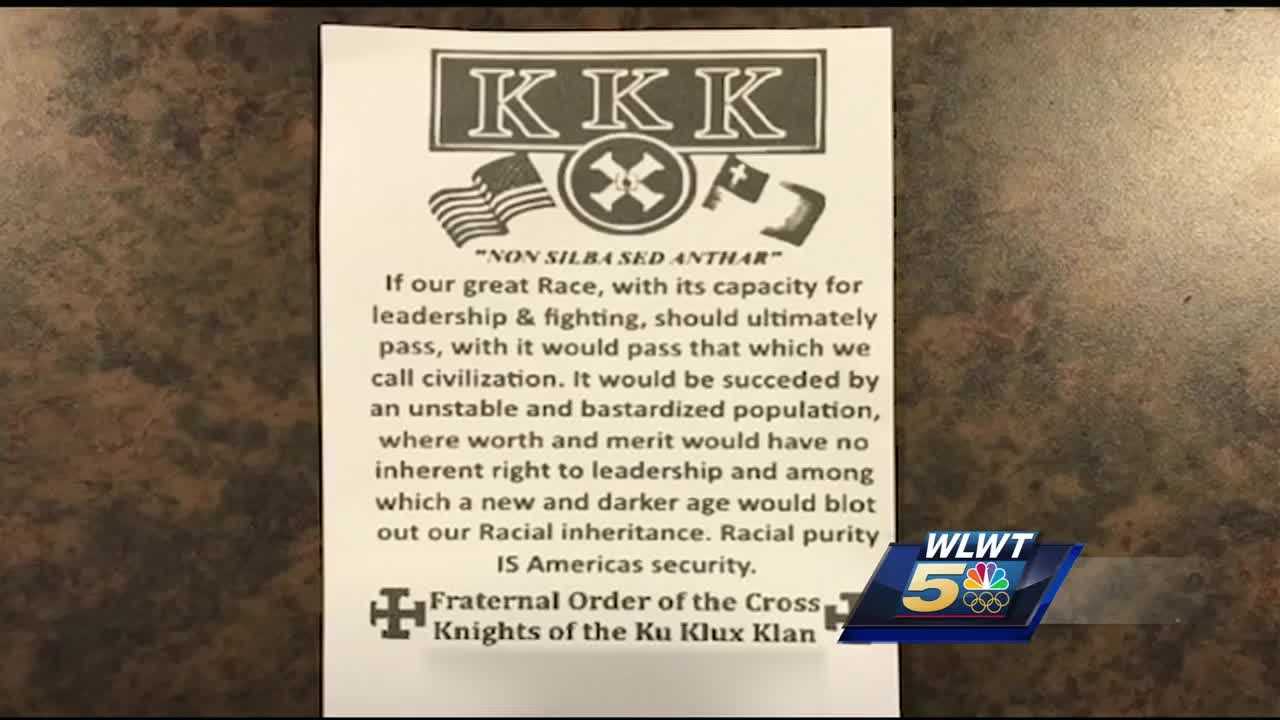 KKK Flyers Discovered In Green Township