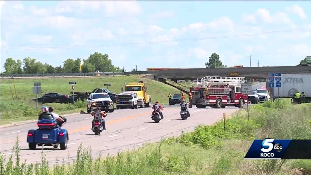 Motorcycle rider seriously injured after semi hits him, police say