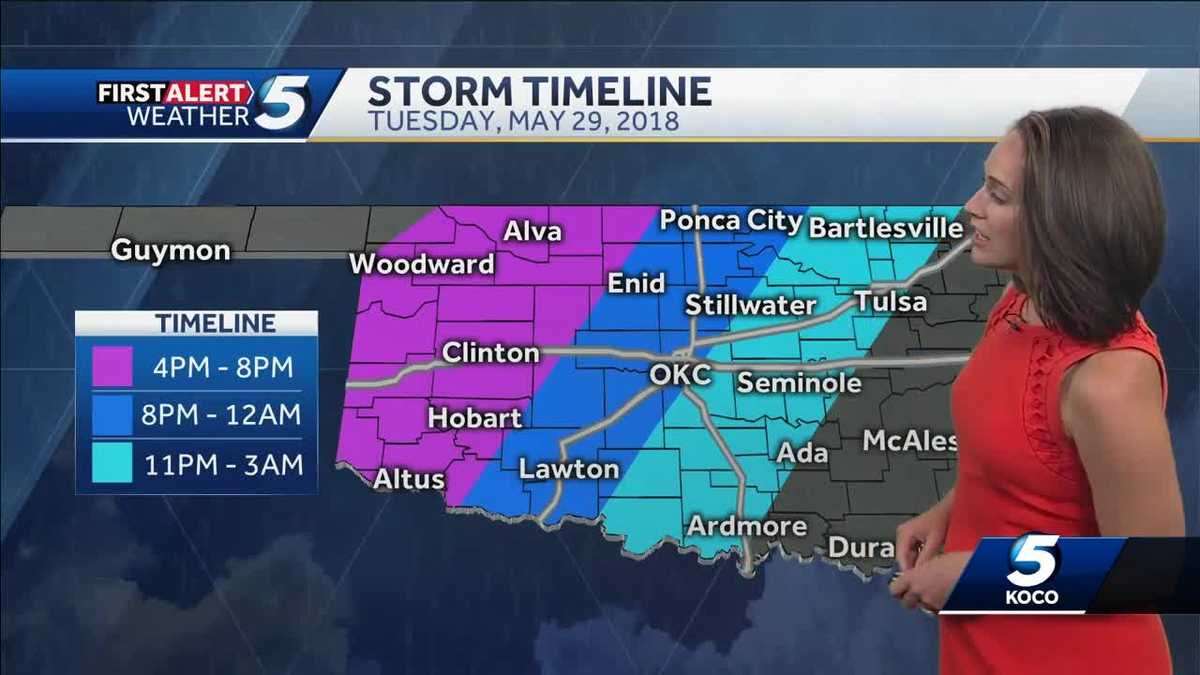 TIMELINE: Storms could bring damaging winds, large hail to parts of ...