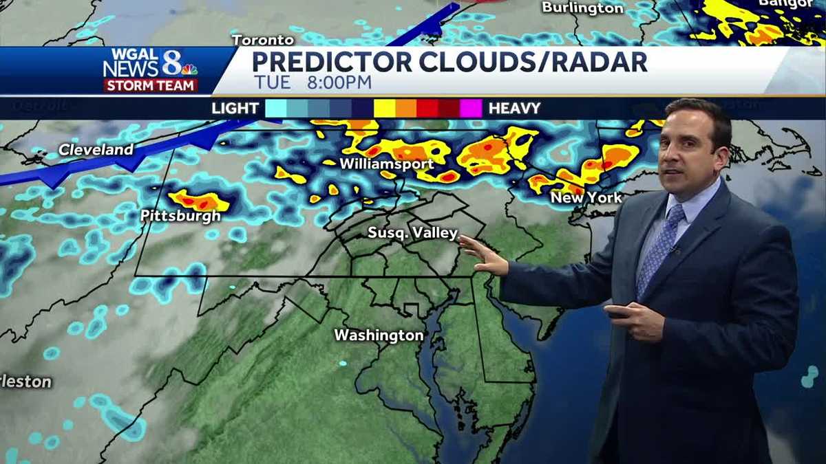 Warm & Humid Tonight; Scattered Showers & Strong Storms Tuesday