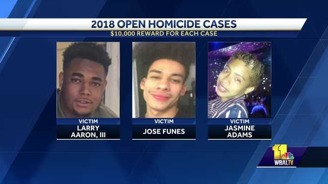 Anne Arundel County police offers $10k for unsolved murders