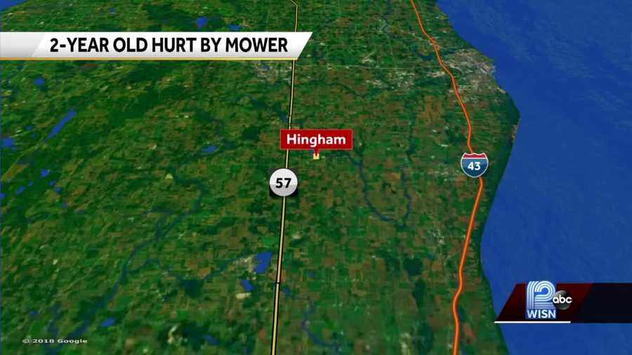 2-year-old hurt by mower