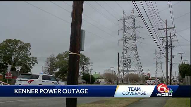 Video: Electrical explosions, sparks light up Kenner sky before power  outages