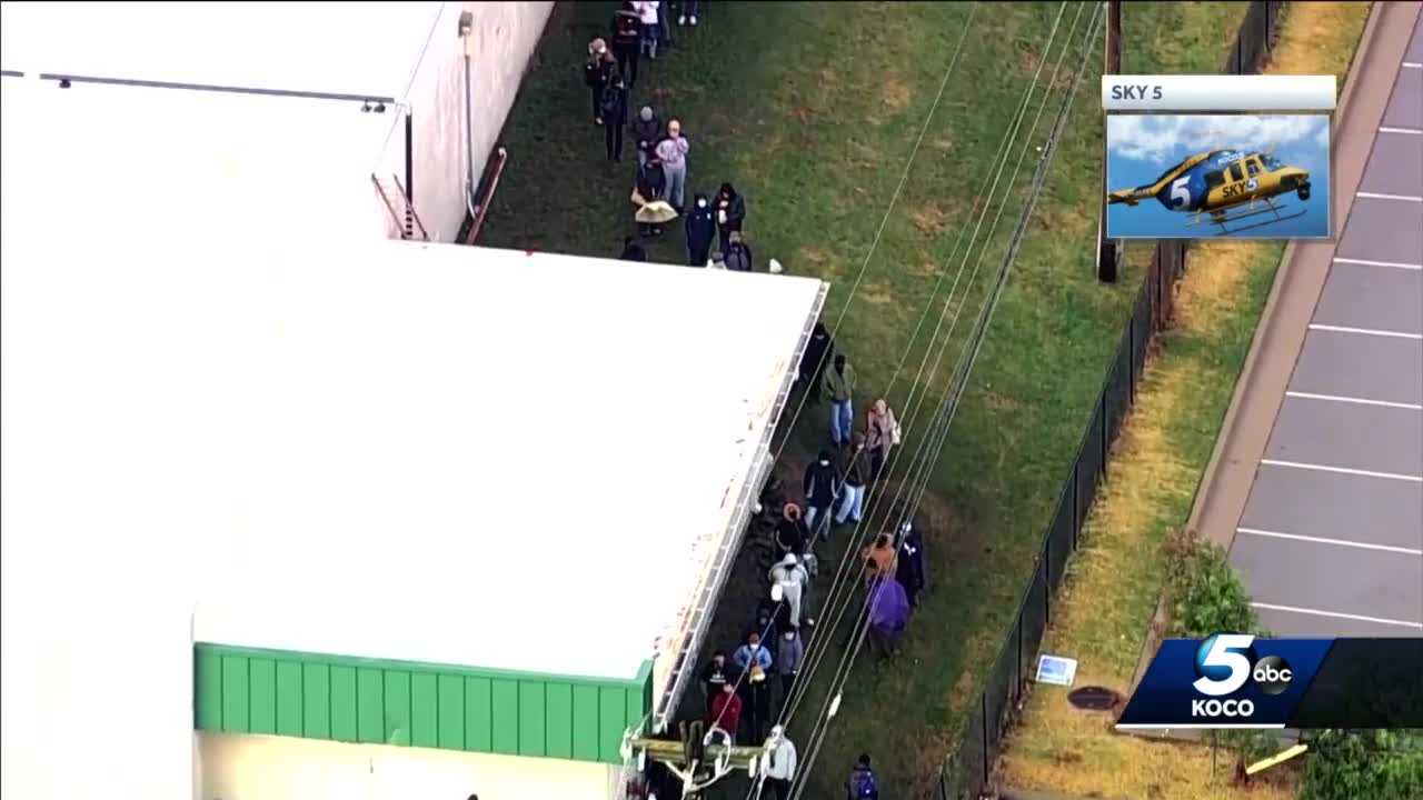 NOVEMBER ELECTION: Long Lines Of Oklahomans Wait To Vote Early