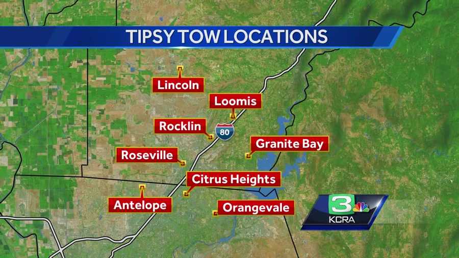 Towing company offers free tipsy tow in some cities