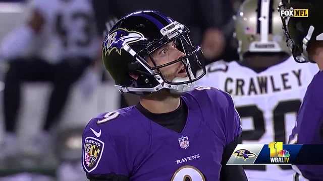 Tucker Actually Misses! (Saints vs. Ravens 2018, Week 7)