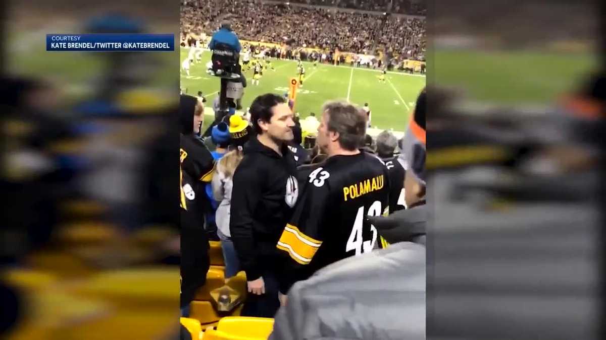 VIDEO: Fight between fans at Steelers vs. Chargers game Sunday night