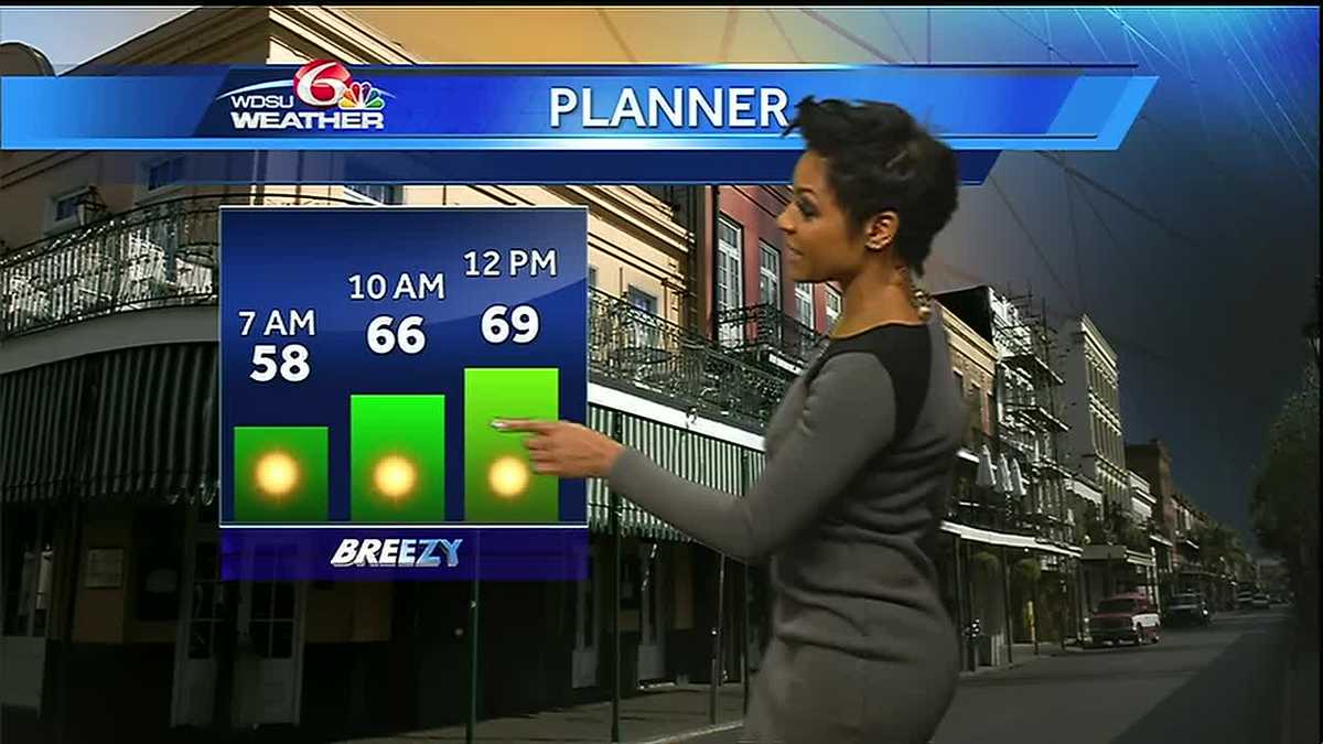 Tuesday: Breezy with lots of sun