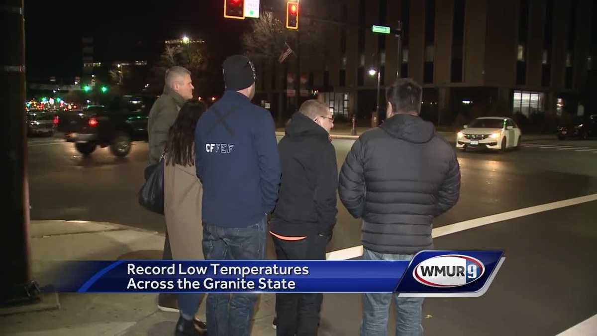 Record cold temperatures sweep New Hampshire