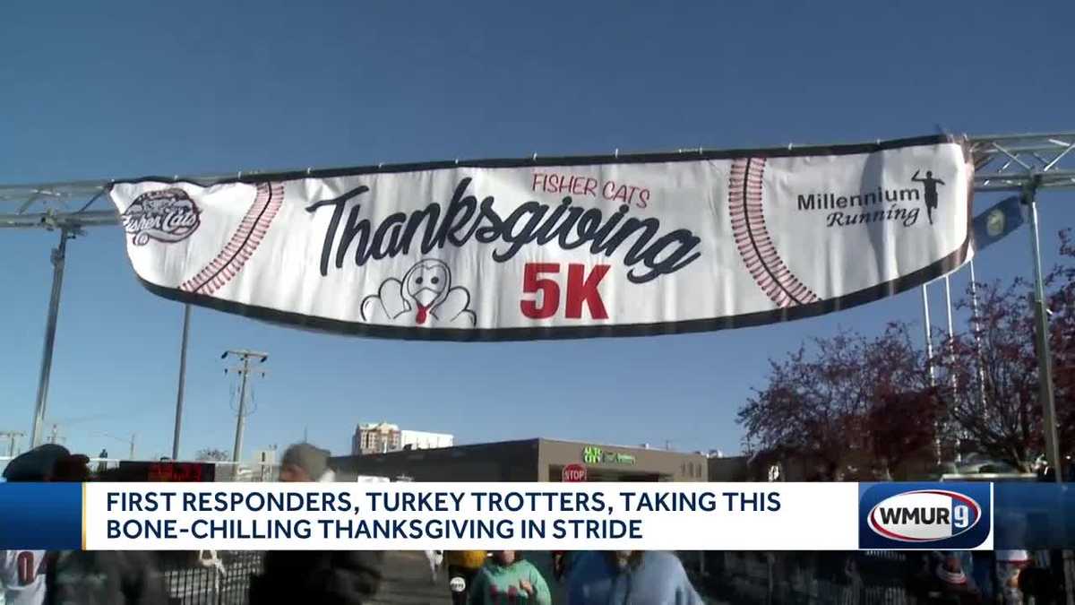 Thousands brave bitter cold for turkey trots