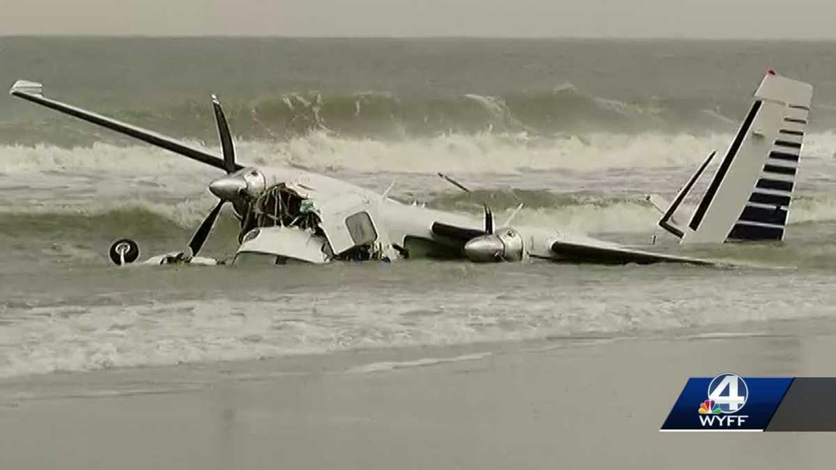 Pilot in critical condition after plane crashed into ocean in Myrtle