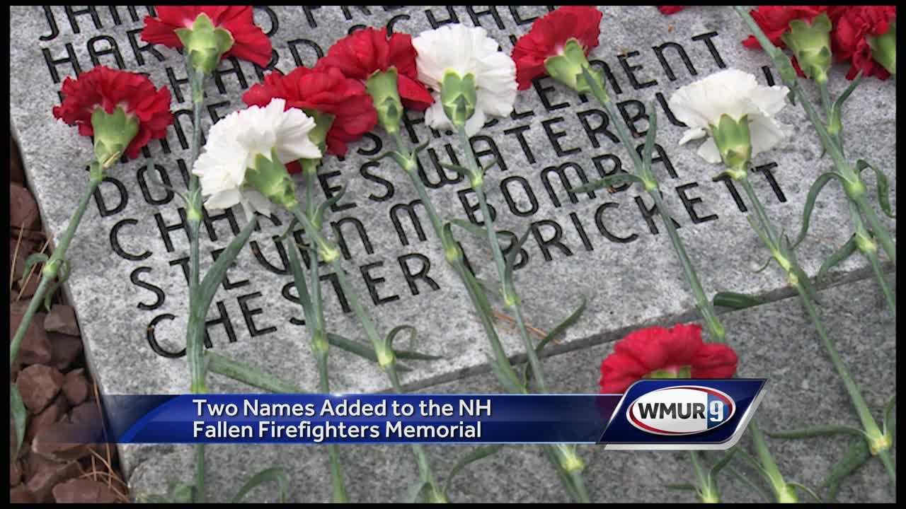 Two Names Added To Fallen Firefighters Memorial