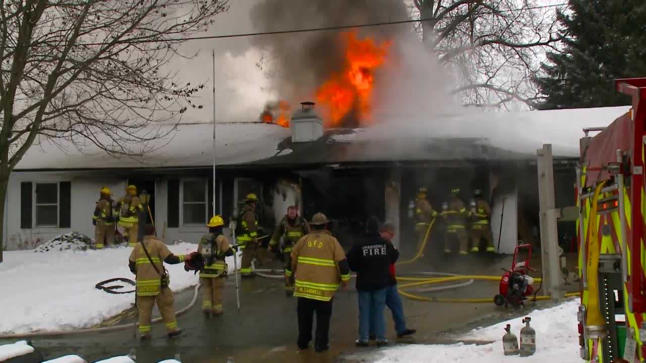 Woman Displaced After Massive Fire Engulfs Urbandale Home