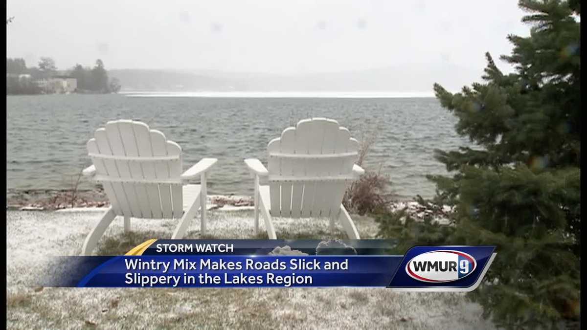Wintry mix makes roads slick and slippery in Lakes Region
