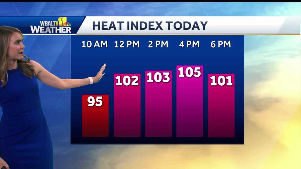 Heat Advisory issued; heat index above 100