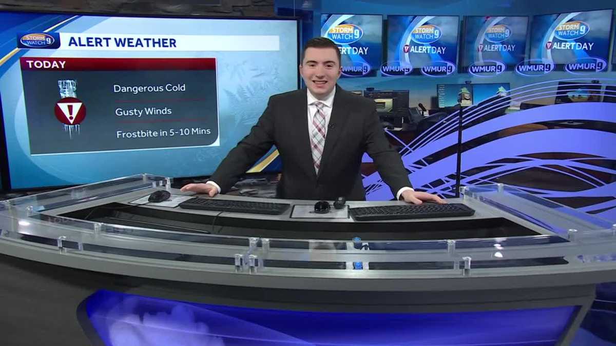 New Hampshire weather video Dangerously cold conditions