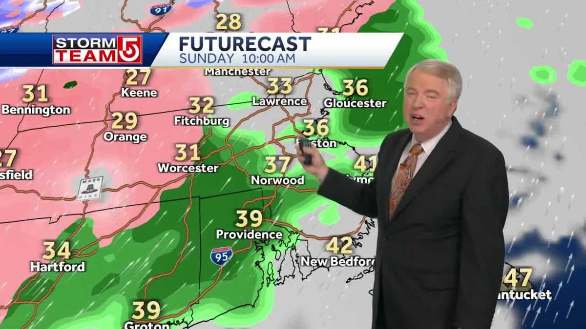 Slick roads a concern in Mass. with freezing rain, wintry mix
