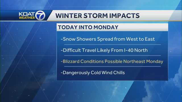 New Mexico Blizzard Warning for winter storm - Vimarsana News