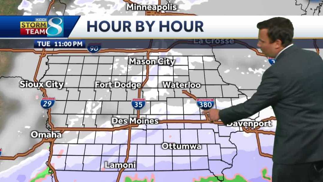 Snow chances return midweek in central Iowa