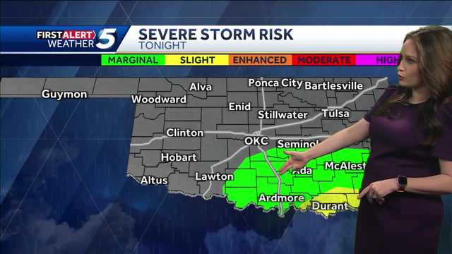 Severe thunderstorm warning issued for a few Oklahoma counties - Vimarsana News