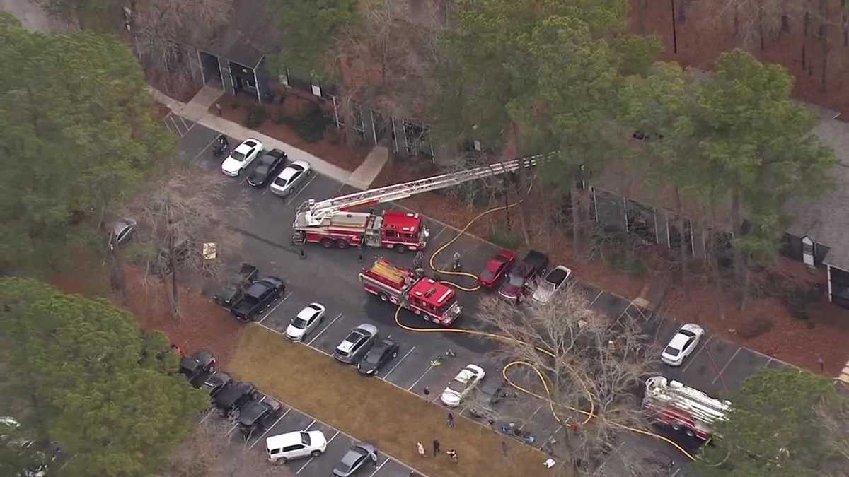 10 families displaced after fire at Upstate apartments