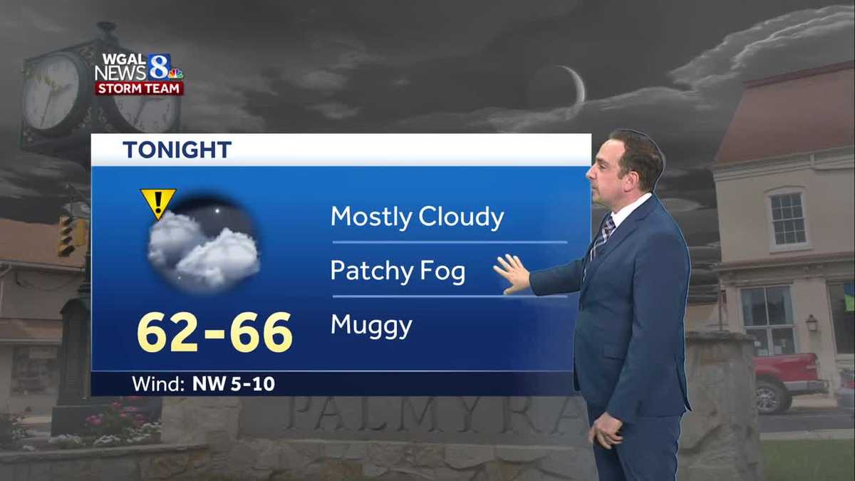 Foggy Overnight, Spotty Showers Linger in Forecast Through Weekend